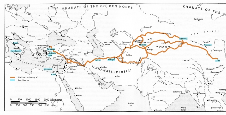 Lost Libraries: The Ruins of Time map